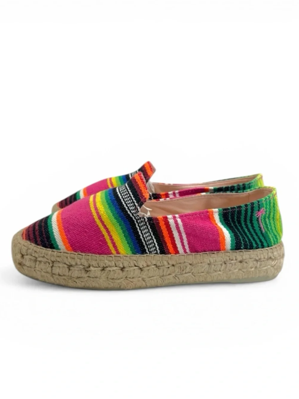 Tulum striped platform espadrilles - Multicolor